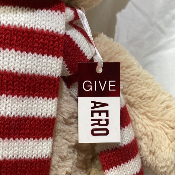 Kid’s Aéropostale Stuffed Teddy Bear with Scarf. One size. Gift card holder. - Picture 6 of 9